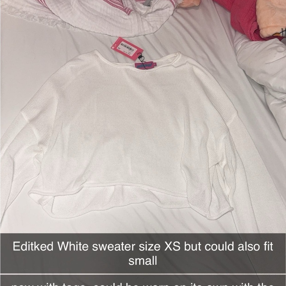 Edikted White Sweater